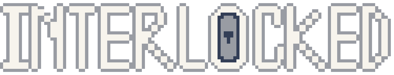 Interlocked title art